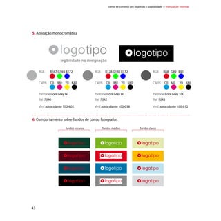 o que não se deve fazer

  alterar as características visuais do logótipo,
                alguns exemplos
            de aplicações incorrectas




                                                    44
 