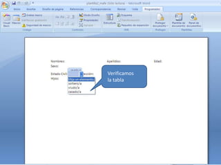 Del Rio Word Como se crea un formulario en word | PPTX