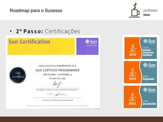 Roadmap para o Sucesso



• 2º P a s s o : Certificações
 