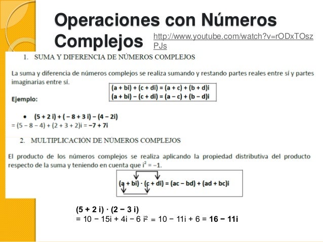 Aplicaciones De Los Numeros Complejos Ejemplos Colección