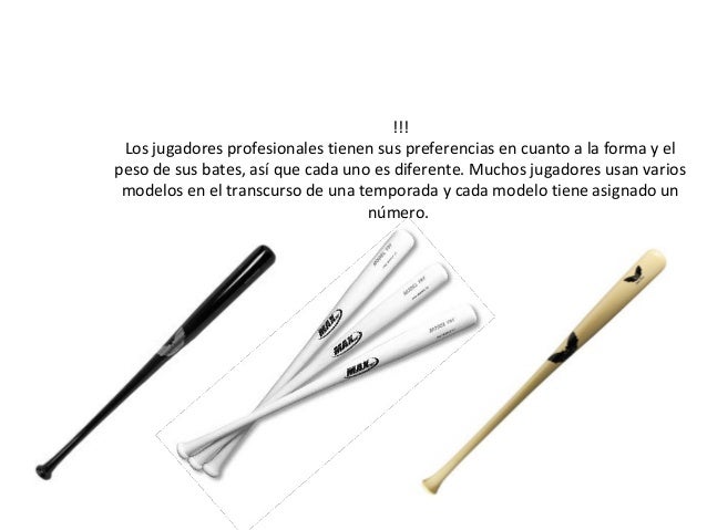 Cuanto Pesa Un Bate De Beisbol