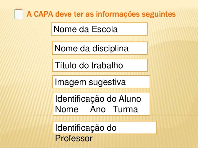 O que deve ter na introdução