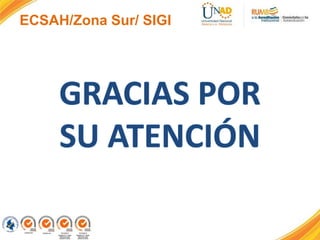 ECSAH/Zona Sur/ SIGI
 