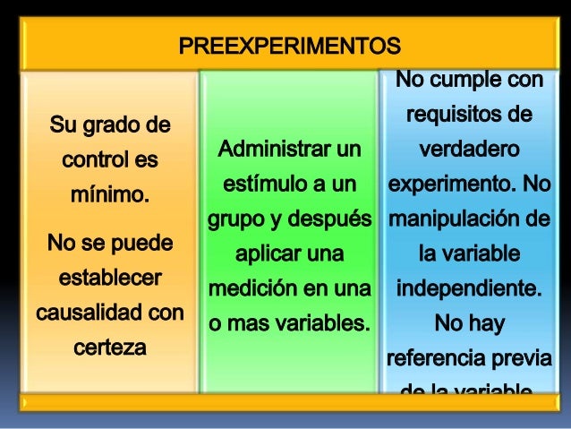 Como se logran el control y la validez interna en