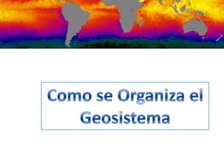 Como se Organiza el Geosistema 
