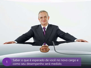 www.agendor.com.br
Saber o que é esperado de você no novo cargo e
como seu desempenho será medido.
1
 