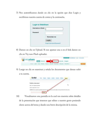 Como subir documentos al internet