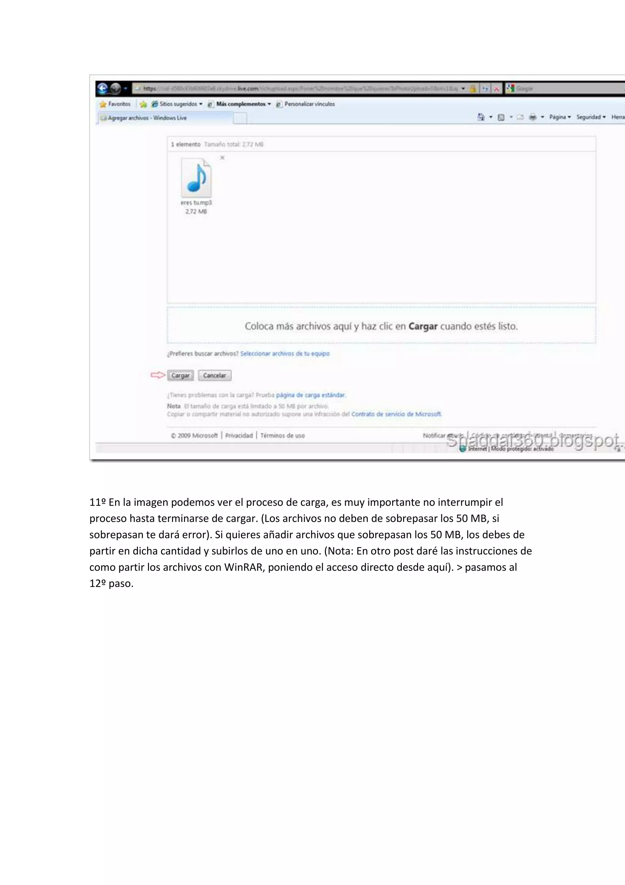 Como subir documentos en google.