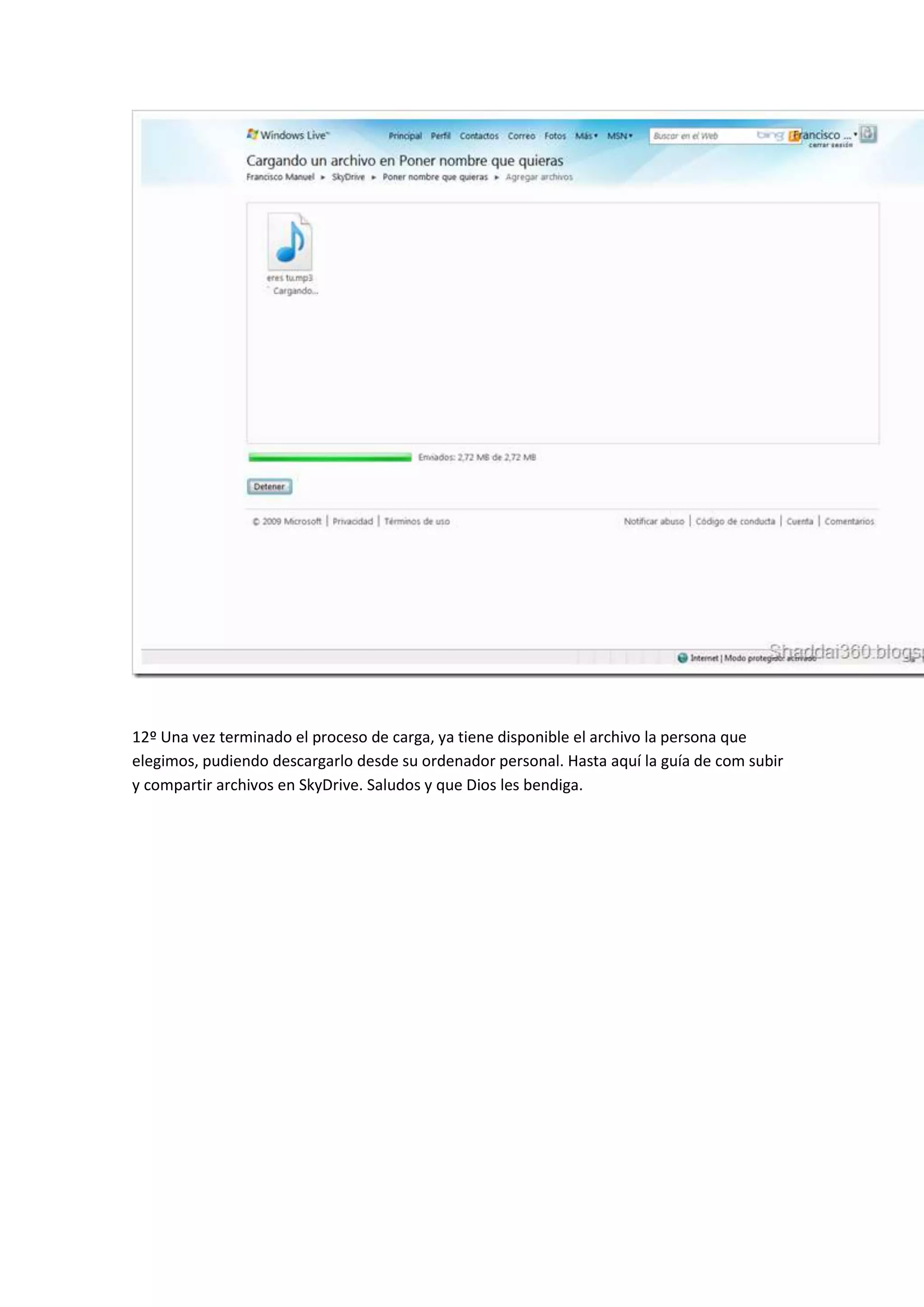 Como subir documentos en google.