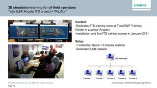 Comos Training COMOS Walkinside Immersive Training Simulator (ITS) Environment | PDF