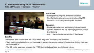Comos Training COMOS Walkinside Immersive Training Simulator (ITS) Environment | PDF