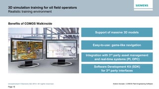 COMOS Walkinside Immersive Training Simulator (ITS) Environment | PPT