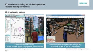 Comos Training COMOS Walkinside Immersive Training Simulator (ITS) Environment | PDF
