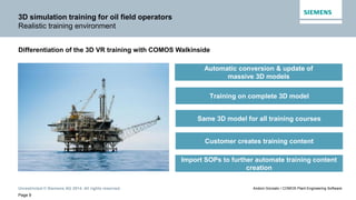Comos Training COMOS Walkinside Immersive Training Simulator (ITS) Environment | PDF