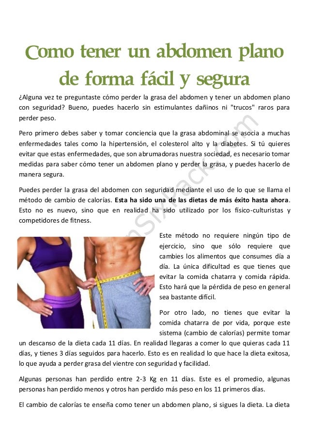 app para tener abdomen plano