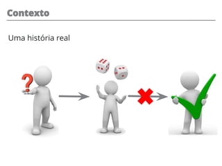 Contexto
Uma história real
 