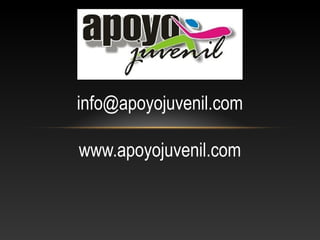info@apoyojuvenil.com
www.apoyojuvenil.com
 