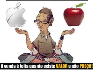 A venda é feita quanto existe VALOR e não PREÇO! 
 