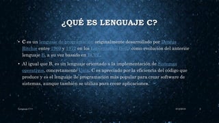 Como usar el lenguaje c++ | PPTX