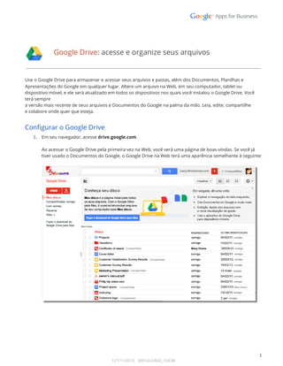 O que é Google Drive e como usar?