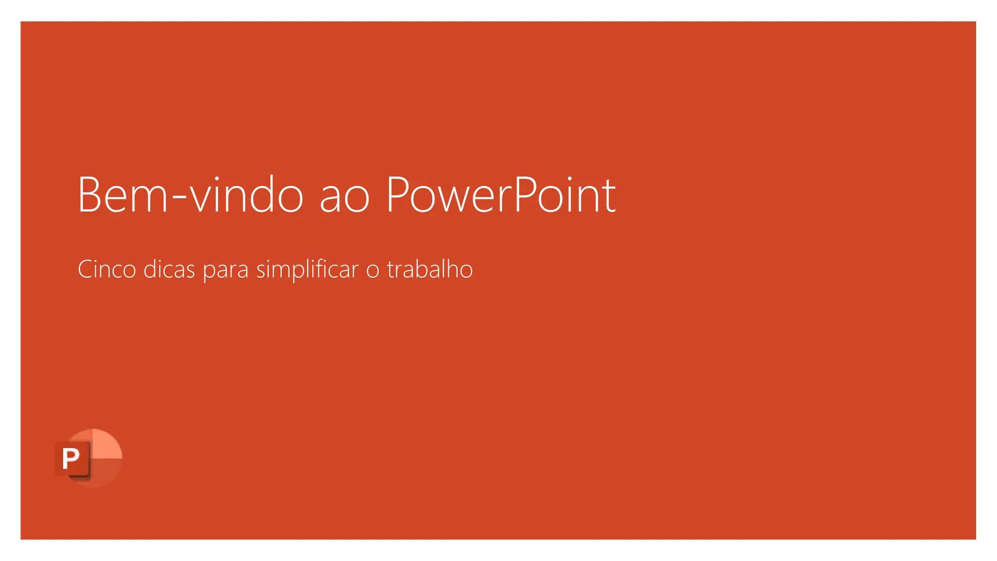 Como usar o power point pptx