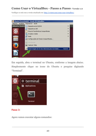 Como usar o virtualbox-passo a passo | PDF