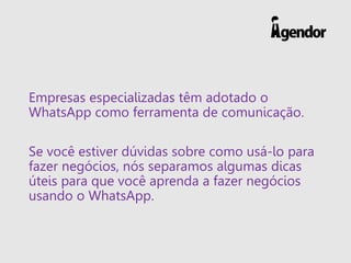 Como usar o WhatsApp para vender mais | PDF