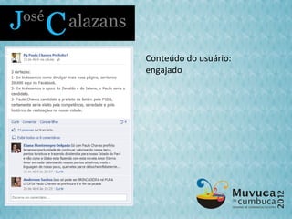 Conteúdo do usuário:
engajado
 