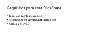 como usar slideshare explicado paso a paso | PPTX