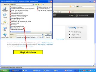 Elegir el archivo
 