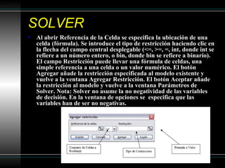 Como Usar Solver De Excel | PPS
