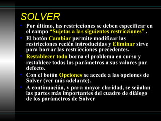 Como Usar Solver De Excel | PPS