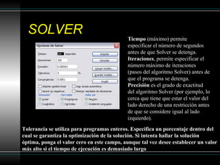 Como Usar Solver De Excel | PPS