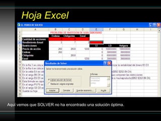Como Usar Solver De Excel | PPS