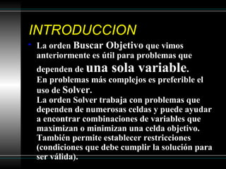 Como Usar Solver De Excel | PPS