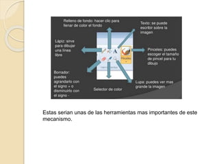 Estas serian unas de las herramientas mas importantes de este
mecanismo.
 