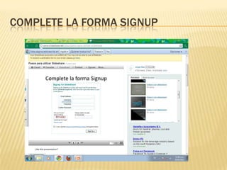 Complete la forma signup
