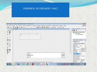 DEBEMOS IR CREANDO HACI
 