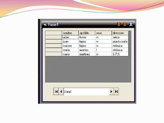 Como utilizar sql en visual basic 6 | PPTX