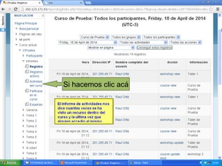 Si hacemos clic acá
 