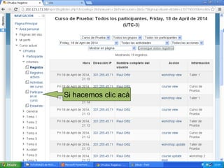 Si hacemos clic acá
 