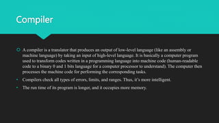 Human Compiler COMP-111 | Past Paper 2020 Long Question Solution PU BS 4 Year Program ...