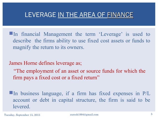 leverages | PPT