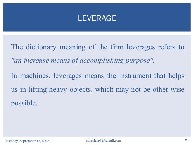 Leverage Meaning - Leverages 2 638 