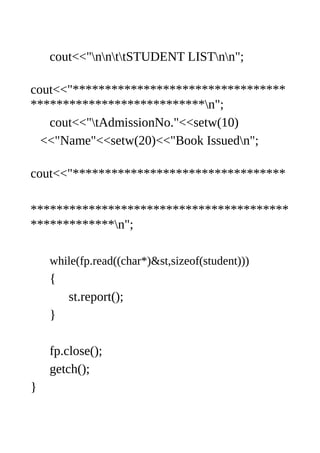 Library Management Project (computer science) class 12 | ODT