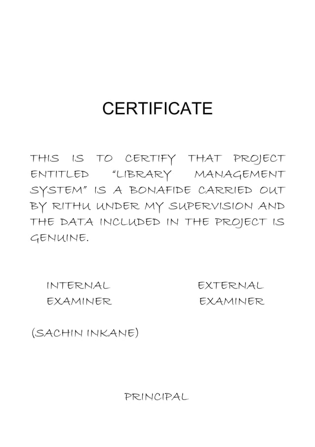 Library Management Project (computer science) class 12 | ODT