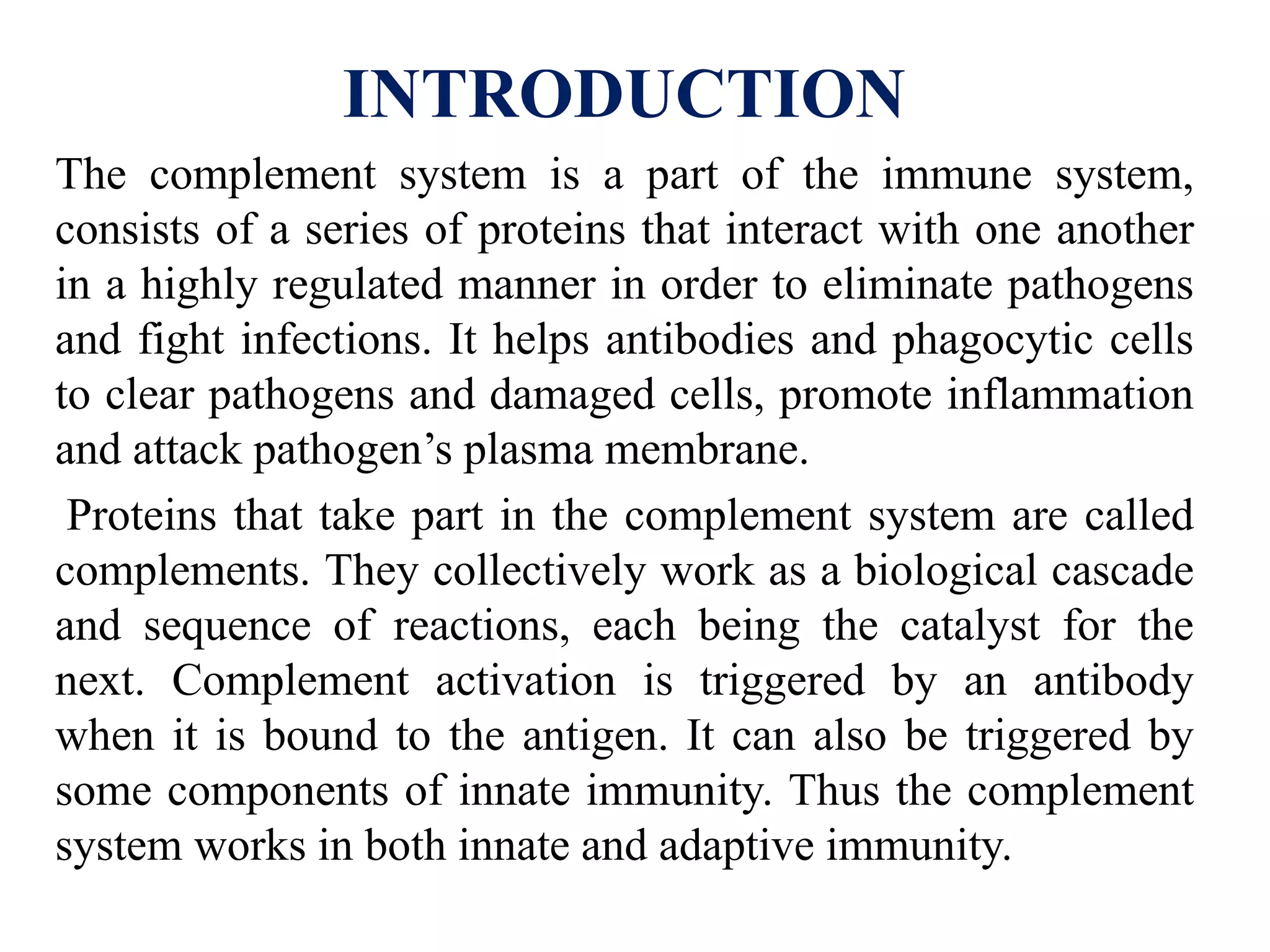 Complement system | PPTX