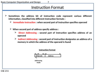unit iv: instruction set architecture | cse211:... comp. Architecture.ppt . ...................... | PPT