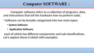 Computer Introduction (Software)-Lecture03 | PPTX