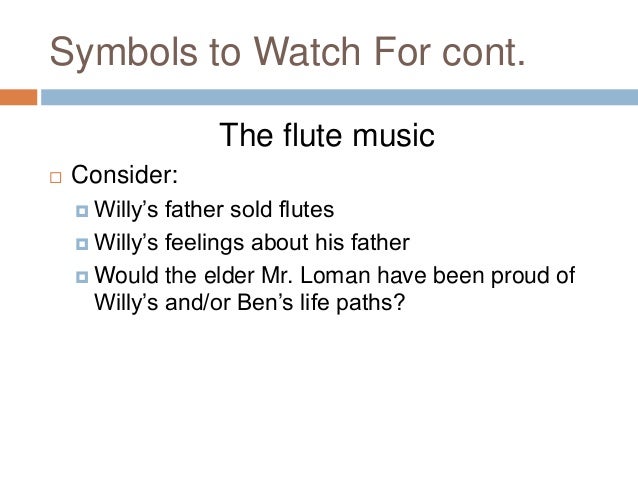 death of a salesman symbolism essay